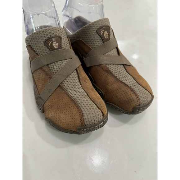 Teva Shay Womens Size 7.5 Brown Leather Slip On Comfort Walking Shoes 6115 - Picture 1 of 8